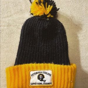 Vintage Steelers beanie from 80s